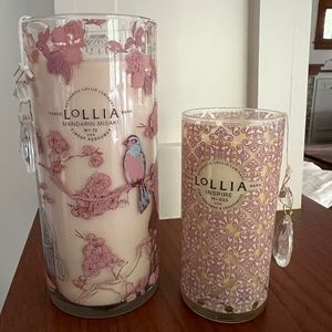 Lollia candle set new